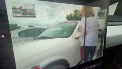 Someone put something sticky on my Cybertruck.