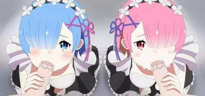 Rem and Ram beeing good Maids