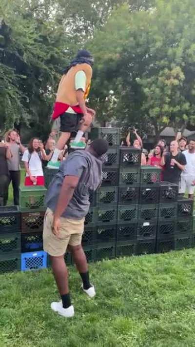 to crate challenge blindfolded