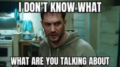 Venom a bit sus.