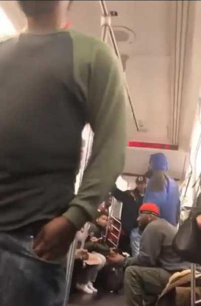 Man Literally gets stomped on train in New York