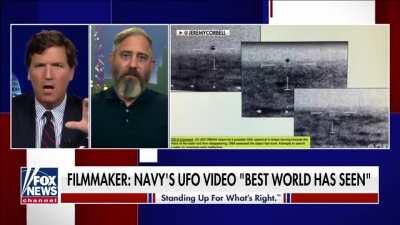 “Tucker reacts to video of UFO confirmed by Pentagon!”