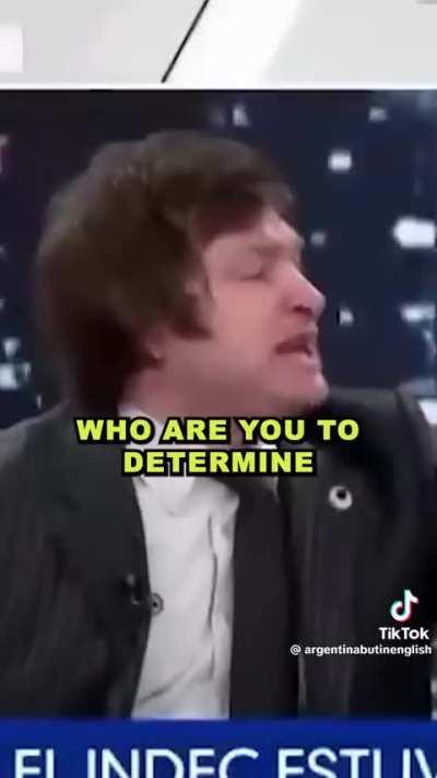 Imagine being Milei and going to this kind of tv shows for 10 years. 