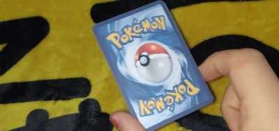 custom Pokemon card i made of the small dark one 🕷️