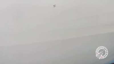 RU pov: Footage from inside a SU-34 that drops two UMPC FAB-500M62 glide bombs.