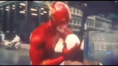 In The Flash (2023) The Flash falls asleep while watching TV (John Oliver) and has a nightmare where he is forced to microwave babies by a screaming lady. Sounds believable right? Is it true? Well you wouldn’t know, you haven’t seen the movie