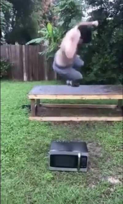 He really thought this would be a good idea, smh.