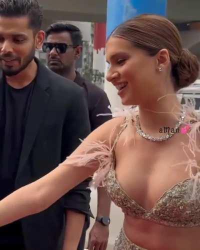 Tara sutaria bouncing tits