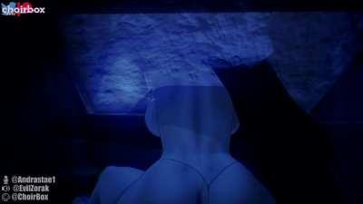 Sadako got stuck.. Again