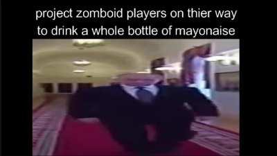 pz players on thier way to drink a whole bottle of mayonaise