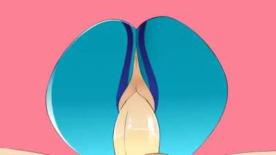 Samus bouncing her thicc buns (Monstrousfrog) [Metroid]