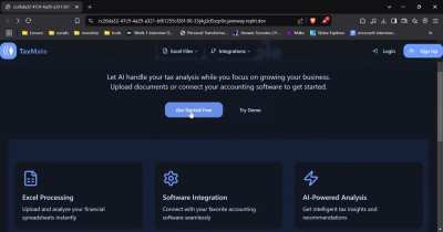 AI tax tool: looking for partner/investor