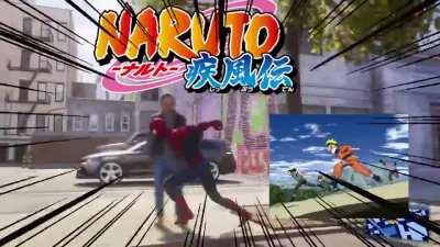 Spider-man becoming Naruto