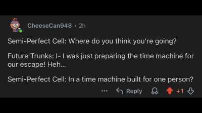 Saying a lot of things as Cell (requests from r/dragonballsuper)
