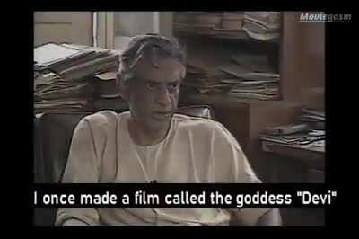 I'm attracted to Satyajit Ray's ideology ❣️