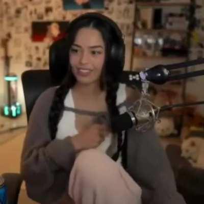 Rae's singlet was a little loose