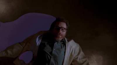 Walter White tries the Grimace shake