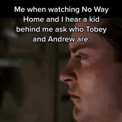 I'm gonna put some dirt in your eye..