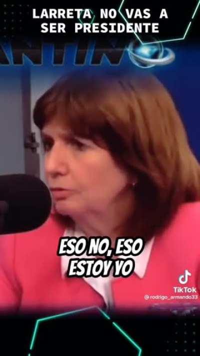 Larreta no vas a ser presidente