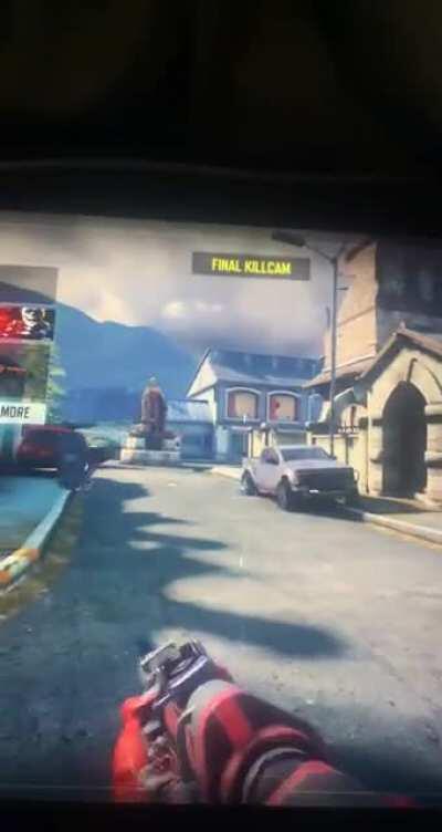 Violating a bull charge user on the final kill cam (legendary ranked)