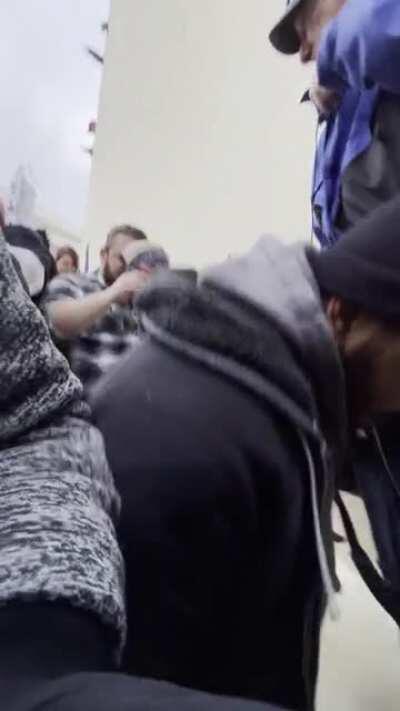 Trump rioters experience effects of tear gas