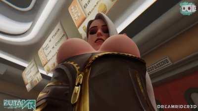 Sucking her juicy cock