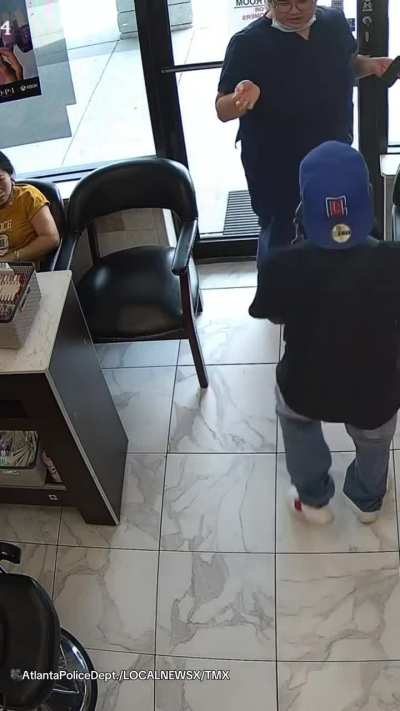 This has got to be the lamest robbery attempt in history. I almost felt sorry for the dude.