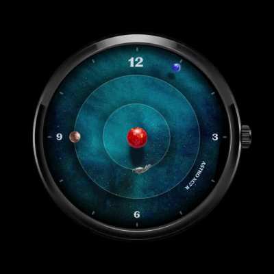 Astro inspired watch face