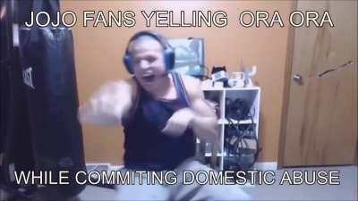 I guess muda muda works as well (volume is a bit high btw)