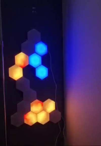 Hexagon leds:D