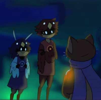 Friends. (By @reluctantlyanimating)