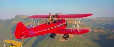 Tom Cruise introduces a new clip for Mission Impossible Dead Reckoning at cinemacon but not in person... *Jackass Theme Plays*