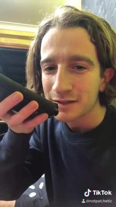 This didn’t get any views on TikTok but I can’t take a hint.