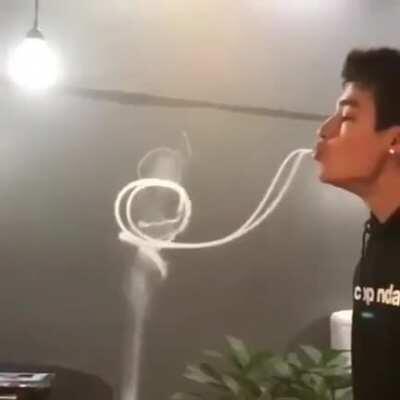 His insane air bending skills