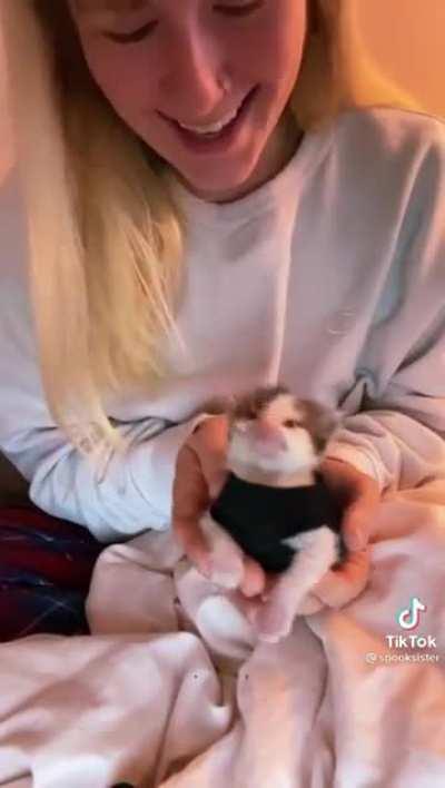 Following this tiny bean's updates on TikTok makes my day.