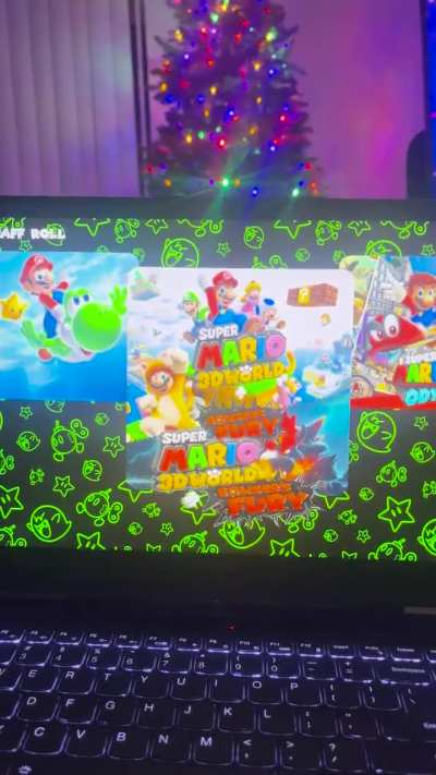 Modded the super Mario 3D All-Stars Deluxe launcher
