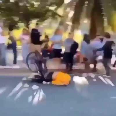 Meat crayon but instead of meat it’s bicycle