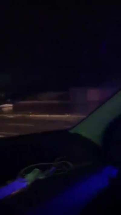 Car window open during a coastal storm. WCGW?