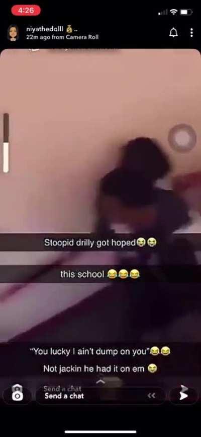 Sha ek and his mans hop drilly in school