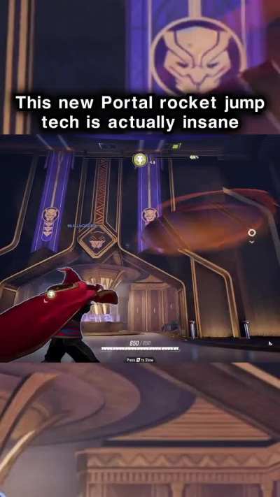 You can rocket jump DURING Scarlet Witch ultimate 😂