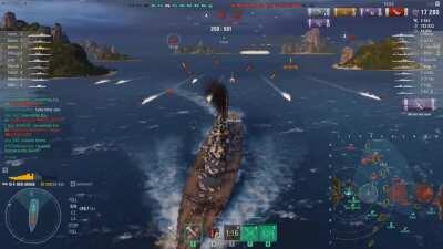 When you fat finger the hydro on accident but it saves you from surprise torps.