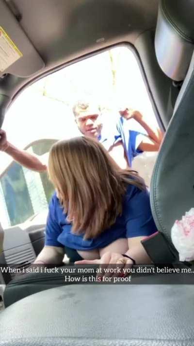 Bully fucks mom at work