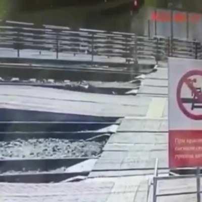 One lucky drunk Russian