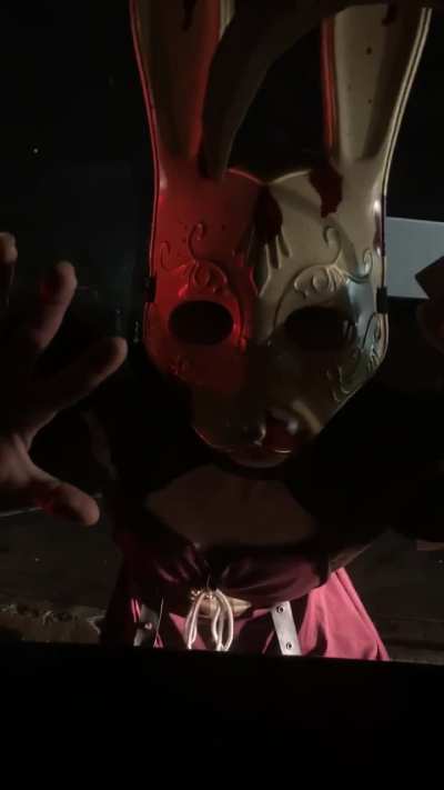 Waiting in line at a haunted car wash