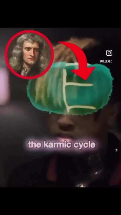 Bro thinks he’s Isaac Newton 💀💀