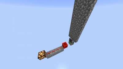 Fast redstone energy downwards