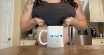 Mommy boobs for your soft tongue…