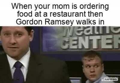 Quick! Throw the lamb sauce!