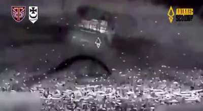 A massive Russian mechanized assault was repelled by drone operators of the ACHILLES UAV unit of the 92nd Assault Brigade. Pishchane/Kruhliakivka direction. January 2025