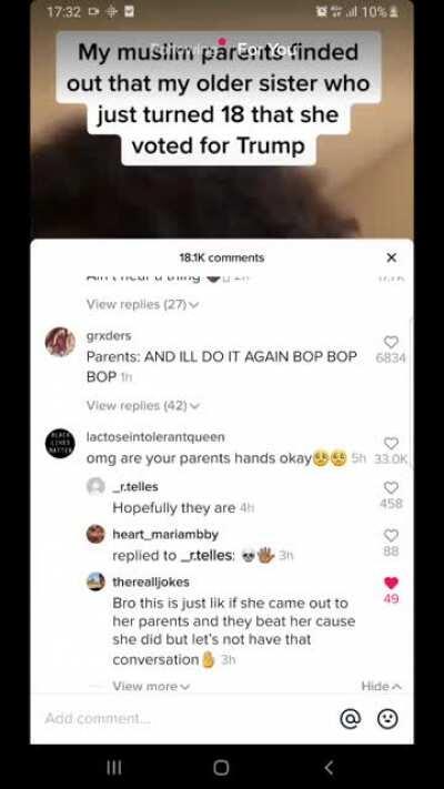 Abusing your daughter is terrible.. But orange man bad.